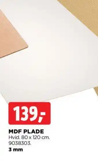 jem & fix MDF PLADE tilbud