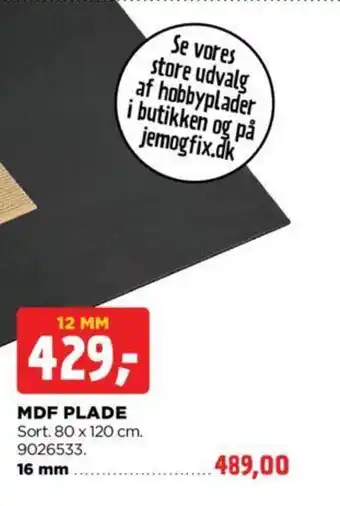 MDF PLADE