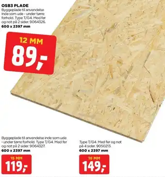 jem & fix OSB3 PLADE tilbud