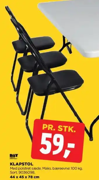 jem & fix KLAPSTOL tilbud