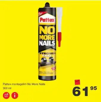 Pattex montagelim No More Nails 300 ml