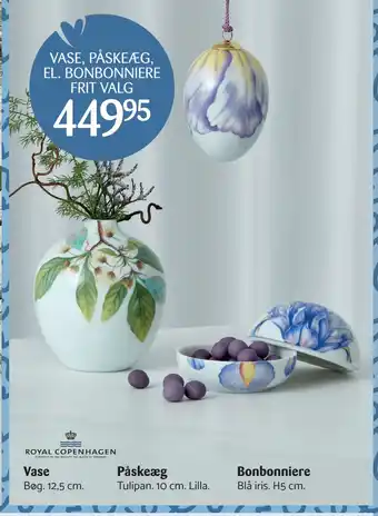 Kop & Kande VASE, PÅSKEÆG, EL. BONBONNIERE tilbud
