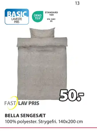 JYSK BELLA SENGESÆT tilbud