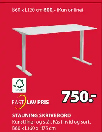 STAUNING SKRIVEBORD