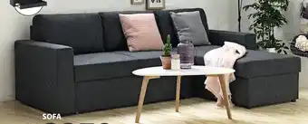 JYSK MARSLEV SOVESOFA MED CHAISELONG tilbud