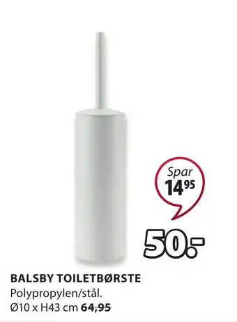 JYSK BALSBY TOILETBØRSTE tilbud