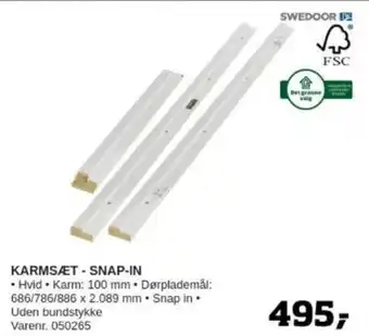 KARMSÆT - SNAP-IN