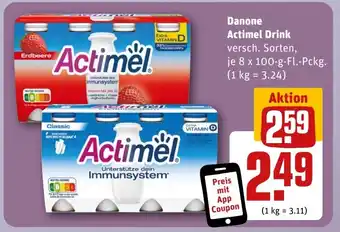REWE DE Danone Actimel Drink tilbud