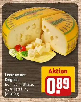 REWE DE Leerdammer Original tilbud