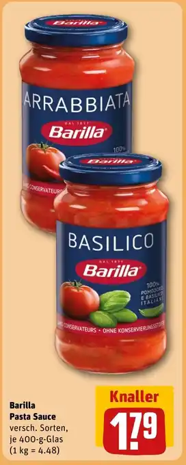 REWE DE Barilla Pasta Sauce tilbud