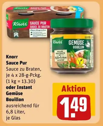 REWE Knorr Sauce Pur tilbud