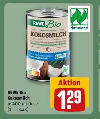 REWE DE REWE Bio Kokosmilch tilbud