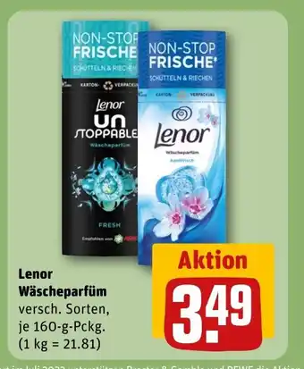 REWE Lenor Wäscheparfüm tilbud