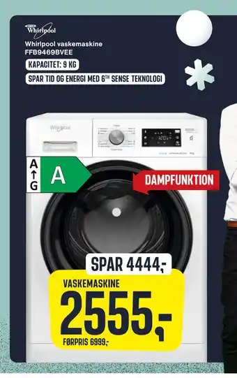 Skousen Whirlpool vaskemaskine FFB9469BVEE tilbud