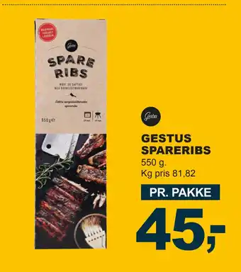 Let-Køb GESTUS SPARERIBS tilbud