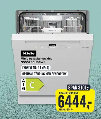 Skousen Miele opvaskemaskine tilbud