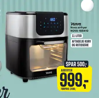 Skousen Nova airfryer NOVA-188410 tilbud