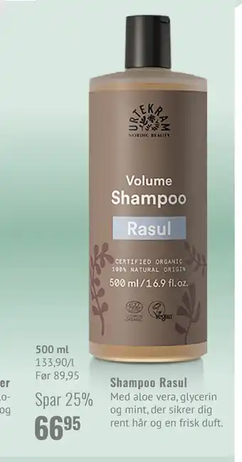 Helsam Shampoo Rasul tilbud