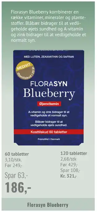 Helsam Florasyn Blueberry tilbud