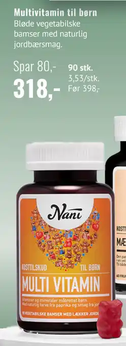 Helsam Multivitamin til børn tilbud