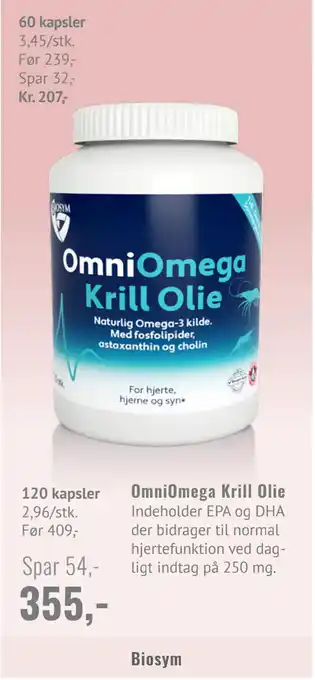 Helsam OmniOmega Krill Olie tilbud