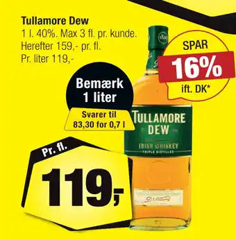 Calle Tullamore Dew tilbud