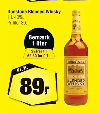 Calle Dunstone Blended Whisky tilbud