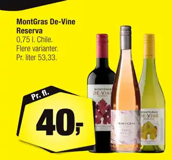 Calle MontGras De-Vine Reserva tilbud