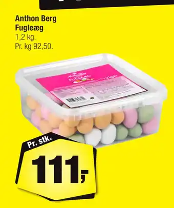 Calle Anthon Berg Fugleæg tilbud