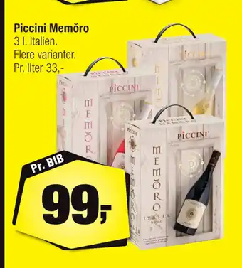 Calle Piccini Memŏro tilbud
