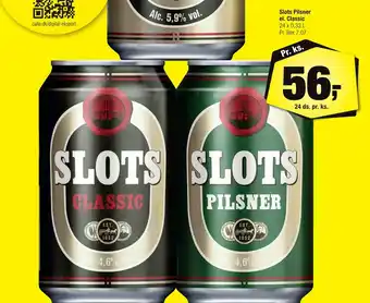 Calle Slots Pilsner el. Classic tilbud