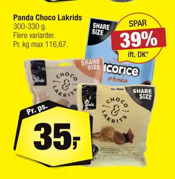 Calle Panda Choco Lakrids tilbud