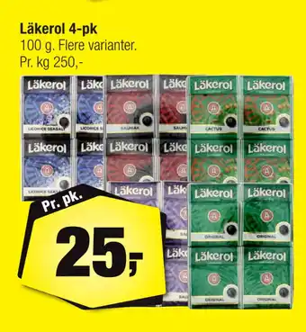 Läkerol 4-pk