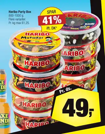 Calle Haribo Party Box tilbud
