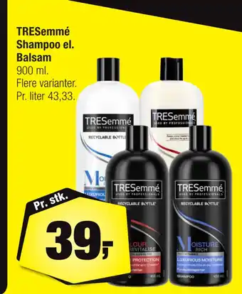 Calle TRESemmé Shampoo el. Balsam tilbud