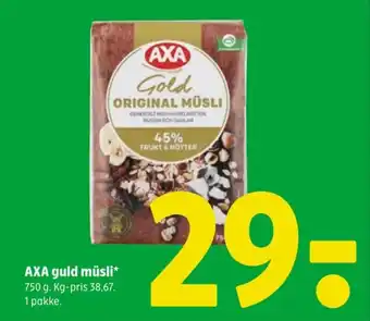 Coop 365 AXA guld müsli tilbud