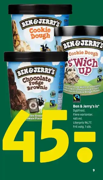 Coop 365 Ben & Jerry's is tilbud