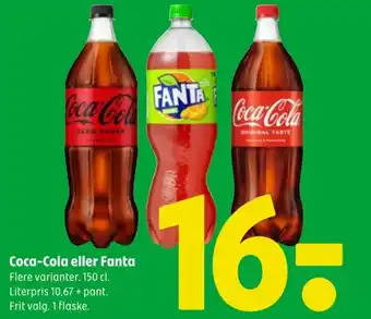 Coop 365 Coca-Cola eller Fanta tilbud