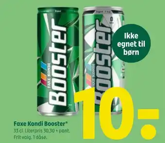 Coop 365 Faxe Kondi Booster tilbud