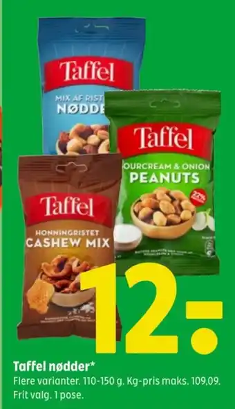 Coop 365 Taffel nødder tilbud