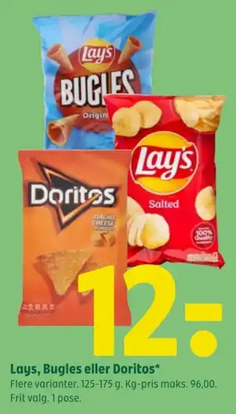 Coop 365 Lays, Bugles eller Doritos tilbud