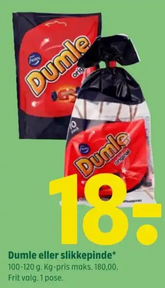 Coop 365 Dumle eller slikkepinde tilbud