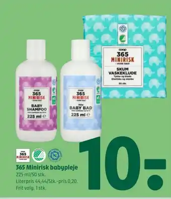Coop 365 365 Minirisk babypleje tilbud