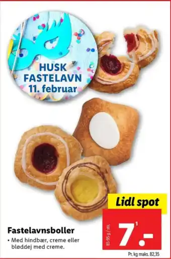 Lidl Fastelavnsboller tilbud