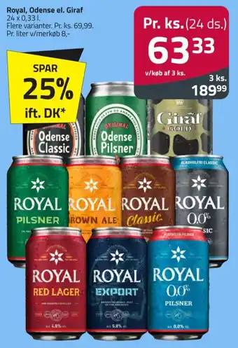 Fleggaard Royal, Odense el. Giraf tilbud