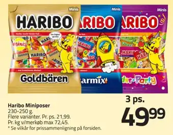 Fleggaard Haribo Miniposer tilbud
