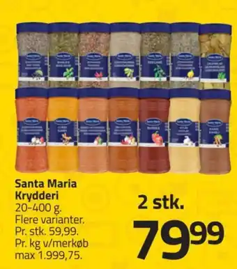 Fleggaard Santa Maria Krydderi tilbud