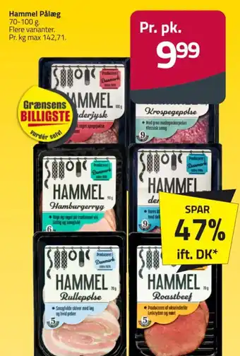 Fleggaard Hammel Pålæg tilbud
