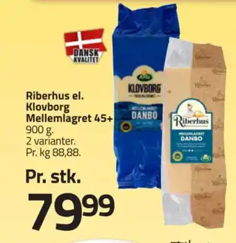 Fleggaard Riberhus el. Klovborg Mellemlagret 45+ tilbud