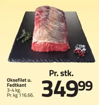 Fleggaard Oksefilet u. Fedtkant tilbud